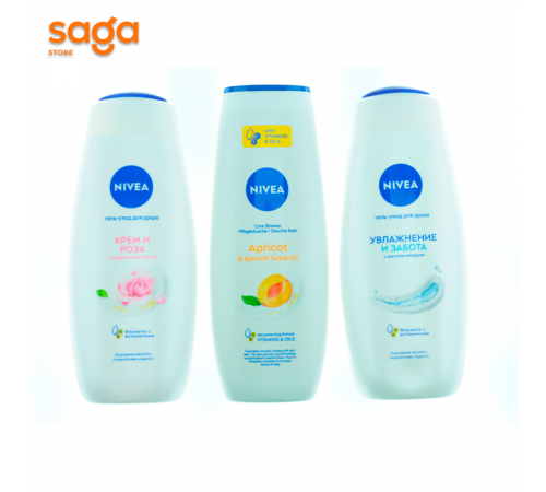 Гель Nivea для душа уход женский 500мл.