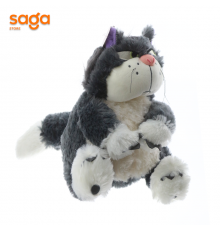 Мягкая игрушка  недовольная Кошка Барсик 30см