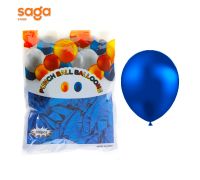 Шары однотонные синие "BALLOONS", 100 шт.