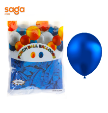 Шары однотонные синие "BALLOONS", 100 шт.