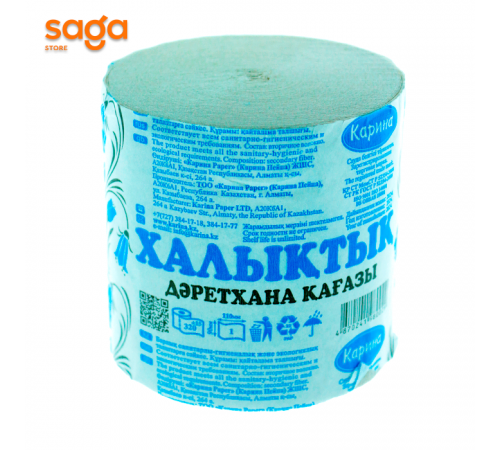 Туалетная бумага Народная, в упаковке-24 рулона.