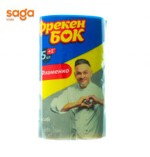 Губка для мытья посуды и уборки помещений Губка Фрекен Бок , в упаковке-6шт.