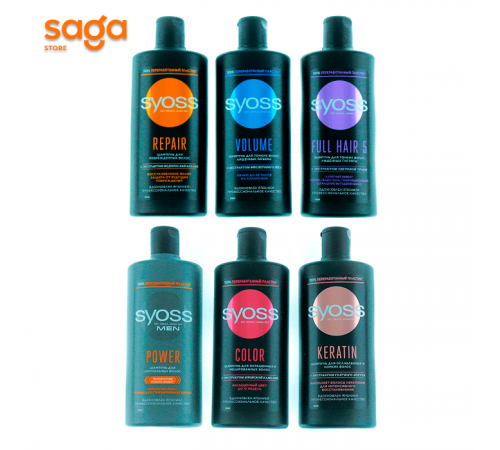 Шампунь Syoss Men 440мл.