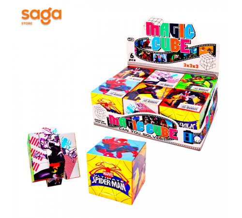 Кубик рубик 3х3 мультик СТ-00 1/6/360