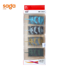 Металлическая машинка «Танк» в коробке 4 шт. 1210-5 W