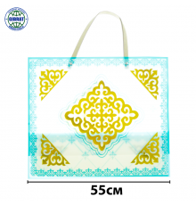 Пакет из пластика, орнамент, 55*45см. G-11