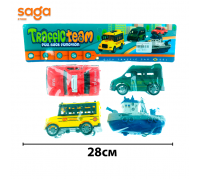 Машина в наборе-4шт. 4х 35.