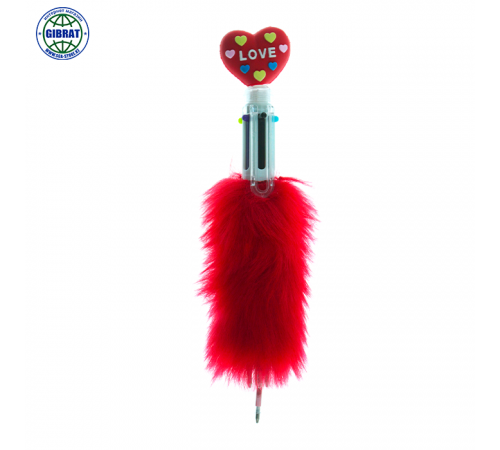 Ручка шаркая Сердечка 6в1 7828.