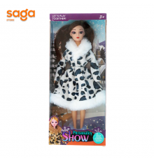 Кукла в меховой шубке Е 023