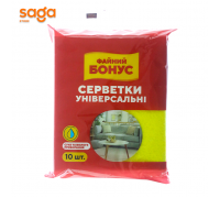 Салфетка вискоз 10шт (файний бонус)