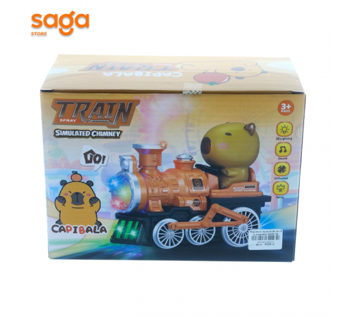 Паровоз музыкальный в коробке 6608-54