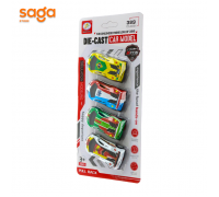 Жестяных машинок "Lamborghini Флаги" 4х на планшете.25*12см.1/360 123-3F