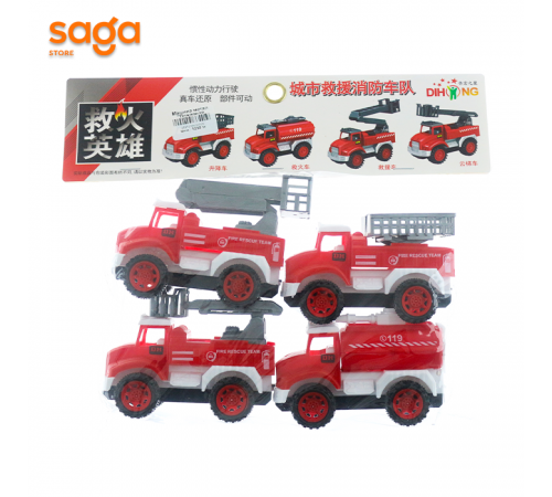 Машина метал "Пожарная техника" 090-71