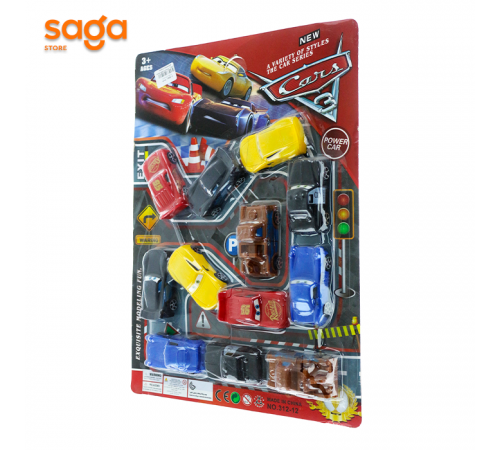 Набор машинок пластмассовых "Тачки" 312-12