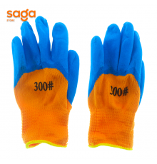 Рабочие перчатки 300# СИНИЙ Cloves в блоке-10/48 цена за блок