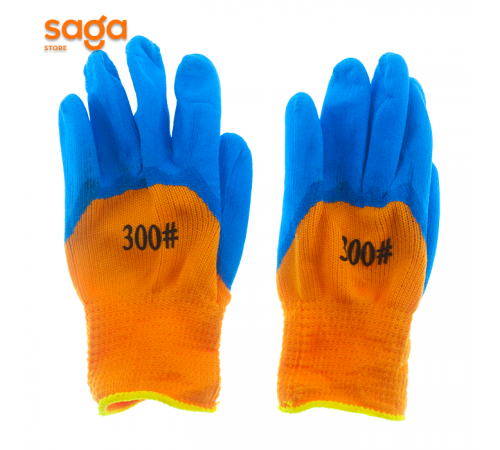 Рабочие перчатки 300# СИНИЙ Cloves в блоке-10/48 цена за блок