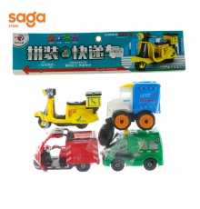 Машина набор скутер 4х 10.