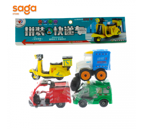 Машина набор скутер 4х 10.