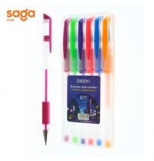 Ручка блеска неон 6цв ON-0150-6 цена за 6шт