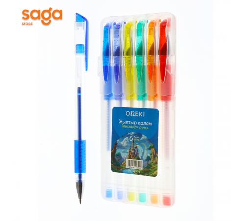 Ручка блеска 6цв ON-0148-6 цена за 6шт 1/256