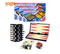 Настольная игра, магнитный 3в1 1818.