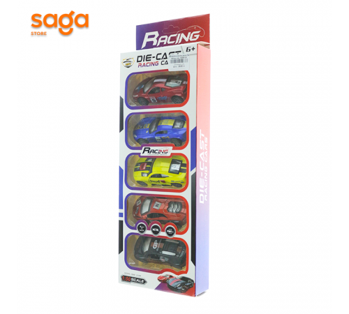 Машина железная 5х полиция 3688-01