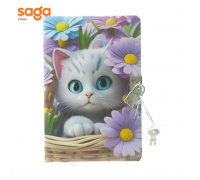 Блокнот детский с замком, формат-А5 1/72 1903-13