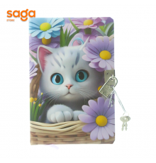 Блокнот детский с замком, формат-А5 1/72 1903-13