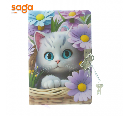 Блокнот детский с замком, формат-А5 1/72 1903-13