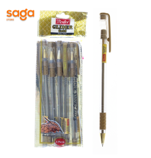 Ручка Montex GLIDER Gold синий (5шт)