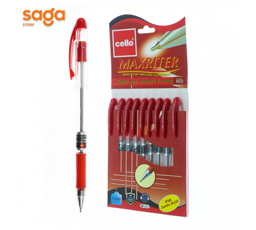 Ручка шариковая "Maxriter"красный , CL-727. 10шт