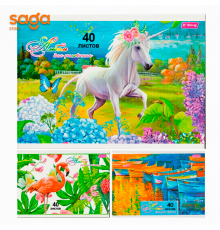 Альбом для рисования "Ya-long", формат-А4, 40л, 865-40-70