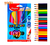 Карандаши цветные 18цв "MAPED"  12/240