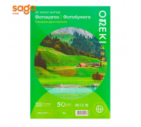 Глянцевая двухсторонняя фотобумага, А4 300гр, в пачке-1/50/16 4300-D 20210х297мм