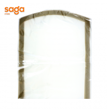 Чехол для одежды, прозрачный, с орнаментом, 55*115 (длинный)