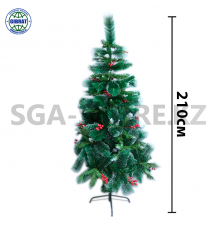 Елка искусственная со снегом А 210см