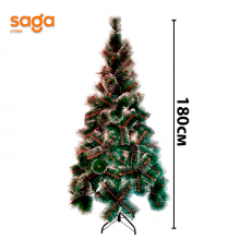 Елка искусственная со снегом, высота-180см.