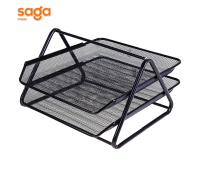 Лоток горизонтальный, металлический, 2-секций.