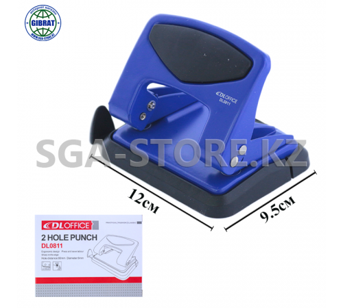 Дырокол "DINGLI", до 25 листов, диаметр-6мм, DL 0811