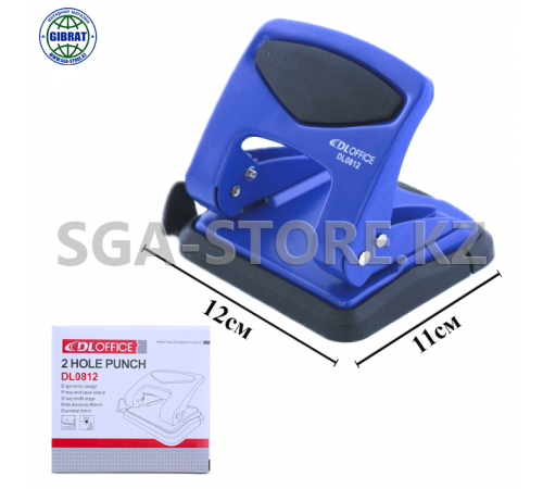 Дырокол "DINGLI", до 35 листов, диаметр-6мм, DL 0812