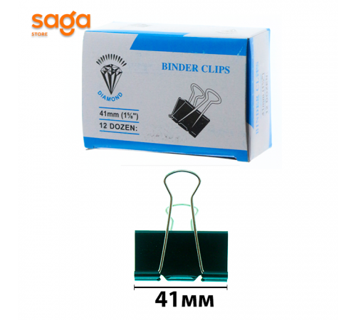 Зажим 41мм, в упаковке-12/120