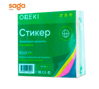 Бумага для записей/стикеры 300 листов, 76*76мм, 5цв.