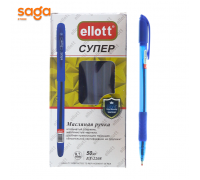 Ручка шариковая "Еllott", в упаковке-50шт, 0,7мм, синий,  2208