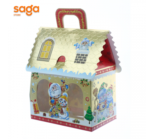 Подарочная коробка "С новым годом/Жаңа жылыңызбен" 12х  ZН-75