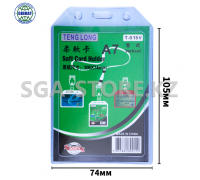 Бейдж вертикальный, 105*74мм/А7, 015V