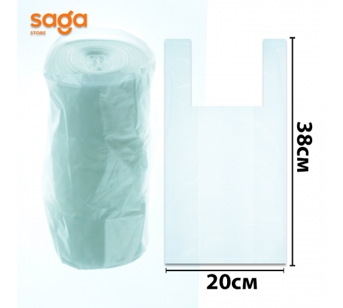 Пакет/Майка 2-нан/200*380мм, в мешке-36 рулонов, 500гр. 999