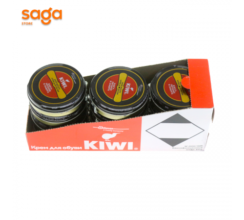 Крем KIWI для обуви черный, 50мл. 1/12/288