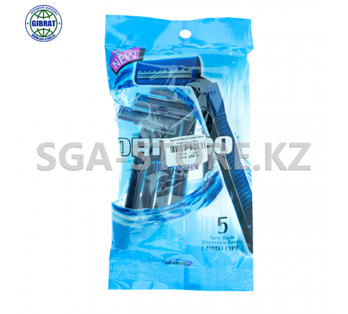 Бритвенный станок в пакете-5шт. "New Fresh" 2 лезвия