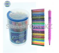 Фломастер "Ya-long", 24 цветов, на водяной основе, 221811-24