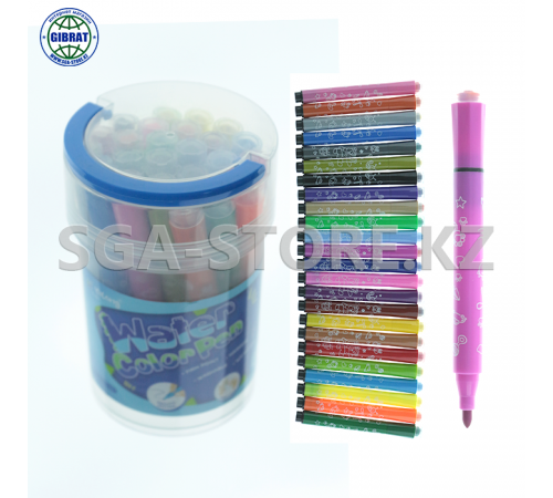 Фломастер "Ya-long", 24 цветов, на водяной основе, 221811-24